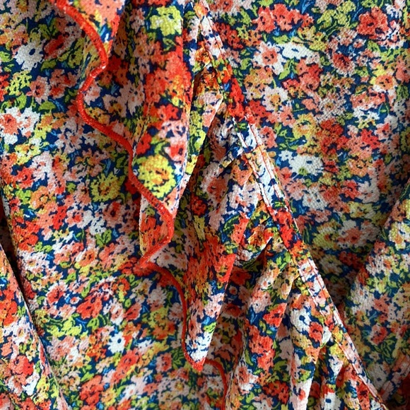 Floral Wrap-Around Dress - Picture 4 of 6